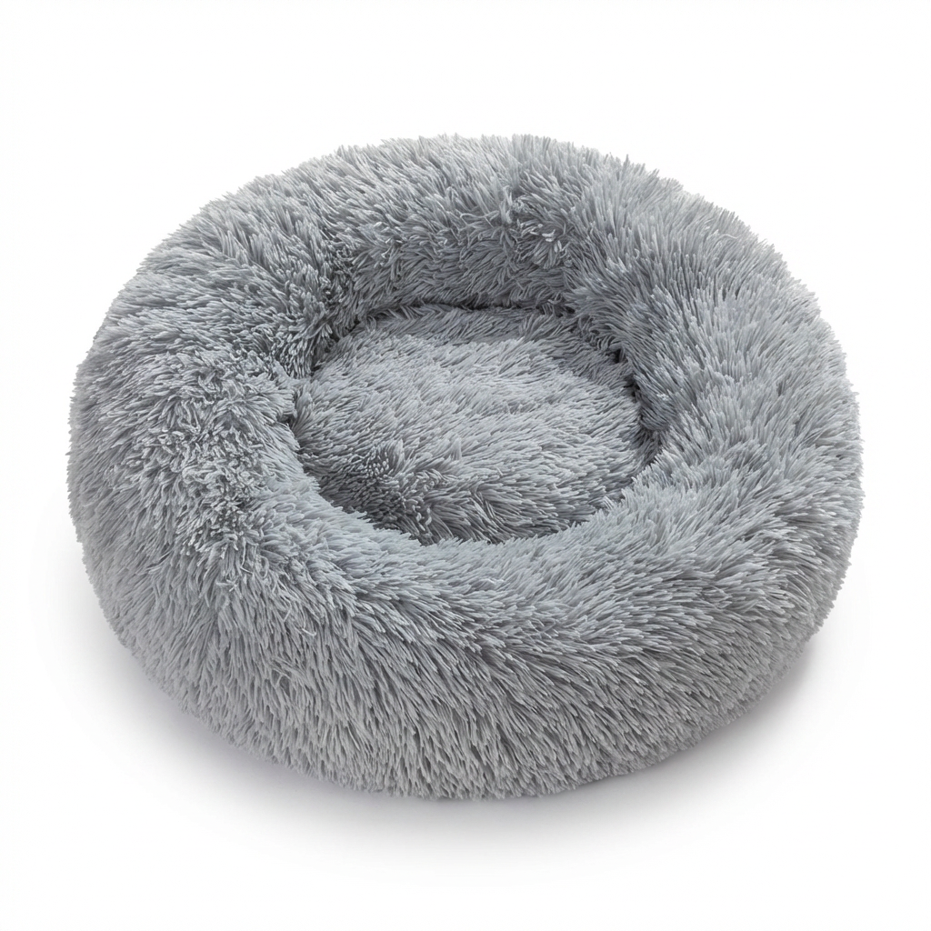 Happy-Dog-Komplettset – Schnüffelteppich, Fellbürste & Donut-Bett