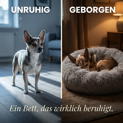 Donut-Beruhigungsbett – Flauschig, Weich & Beruhigend