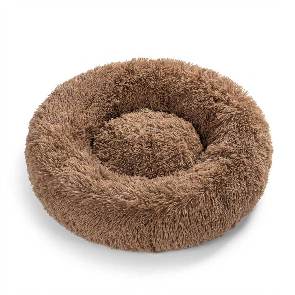 Donut-Beruhigungsbett – Flauschig, Weich & Beruhigend